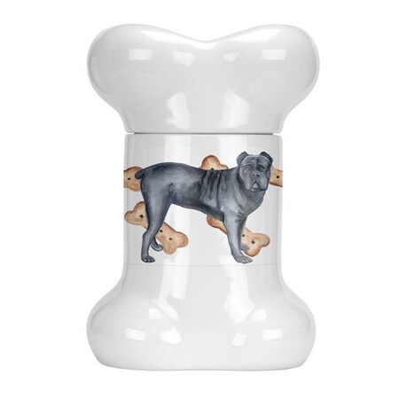 Carolines Treasures Carolines Treasures CK2274BSTJ Cane Corso Bone Shaped Treat Jar CK2274BSTJ